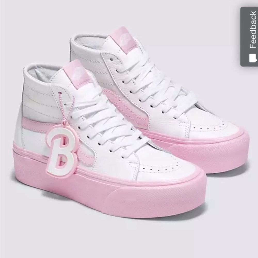 New in hand VANS X BARBIE SK8- NWT 
(NWT
HI TAPERED STACKFORM SHOE $250